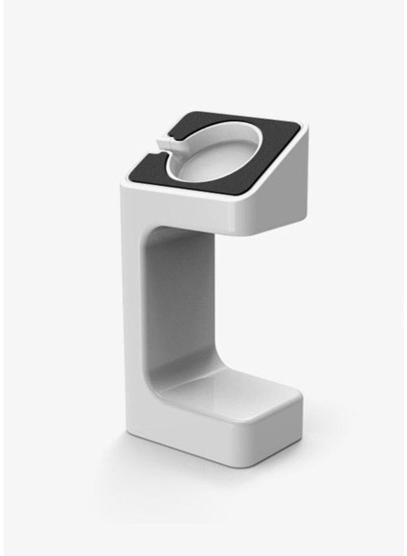HPRT 1pc Charger Stand Compatible with Apple Watch, Non-Slip ABS Holder with Cable Management Slot for Nightstand Mode - Image 2