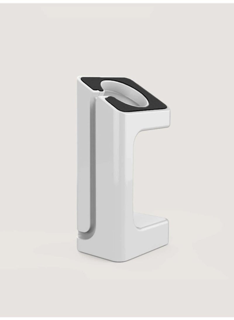 HPRT 1pc Charger Stand Compatible with Apple Watch, Non-Slip ABS Holder with Cable Management Slot for Nightstand Mode - Image 3