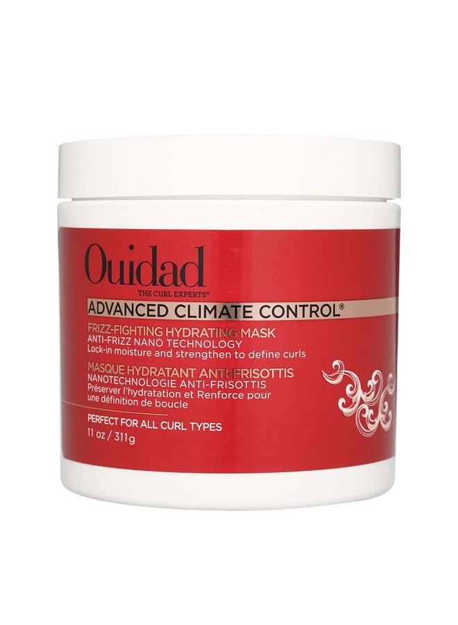 Ouidad Advanced Climate Control Hair Mask - 11 oz, Frizz Control Curly Hair Mask with Vitamin C & Castor Oil, Anti-Frizz Nano Technology, Helps Repair, Nourish and Hydrate Hair, For All Curl Types - Image 1