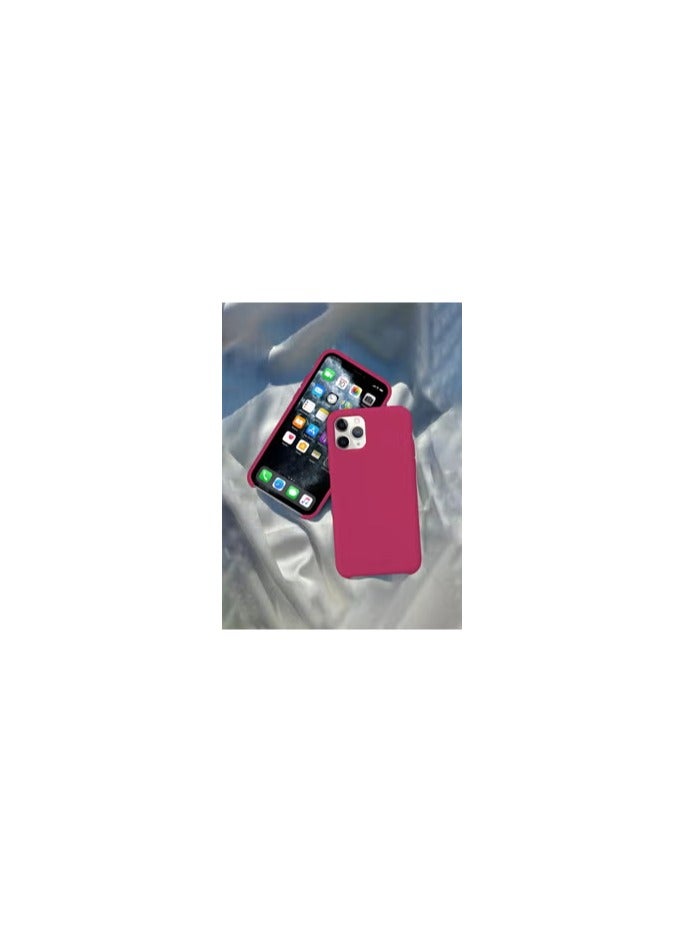 CATANES [for iPhone 11 Pro Max] Silicone Case Shockproof Protective Case Anti Scratch Smooth Case Cover/Merlot - Image 1