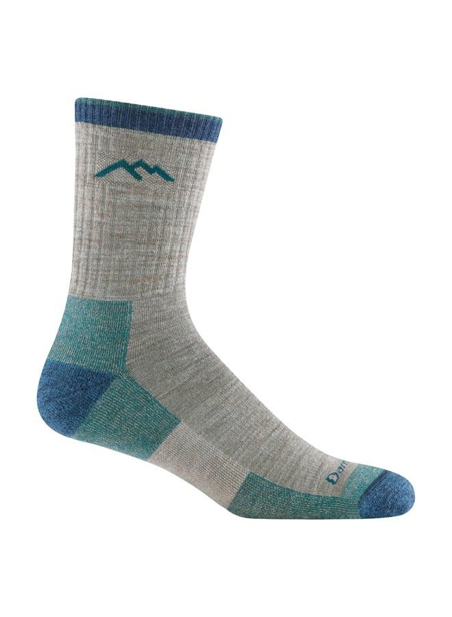 Darn Tough Men's Hiker Midweight Micro Crew Sock (Style 1466) - Rye, Large - Image 1