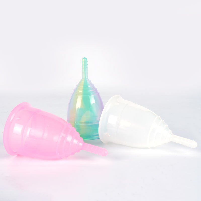 Menstrual Cup Silicone Reusable Big Aunt Supplies Replace Sanitary Napkins Tampons Can Swim - Image 2