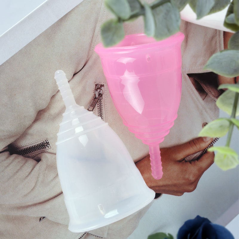 Menstrual Cup Silicone Reusable Big Aunt Supplies Replace Sanitary Napkins Tampons Can Swim - Image 4