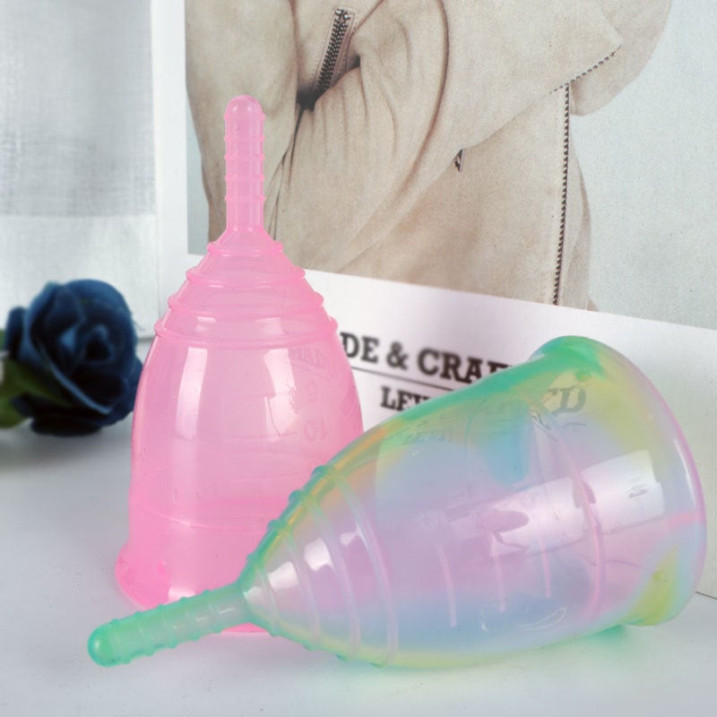 Menstrual Cup Silicone Reusable Big Aunt Supplies Replace Sanitary Napkins Tampons Can Swim - Image 5