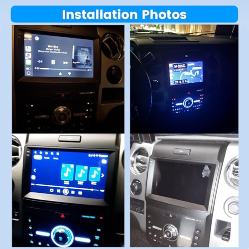 Roinvou Car Radio for Ford F150 2013 2014: [4G+64G] 9 inch Car Stereo with Wireless Carplay Android Auto, Touch Screen Upgrade for F150 with Bluetooth5.0/32EQ/1280 * 720P/GPS/5GHzWiFi/DSP/EQ - Image 3
