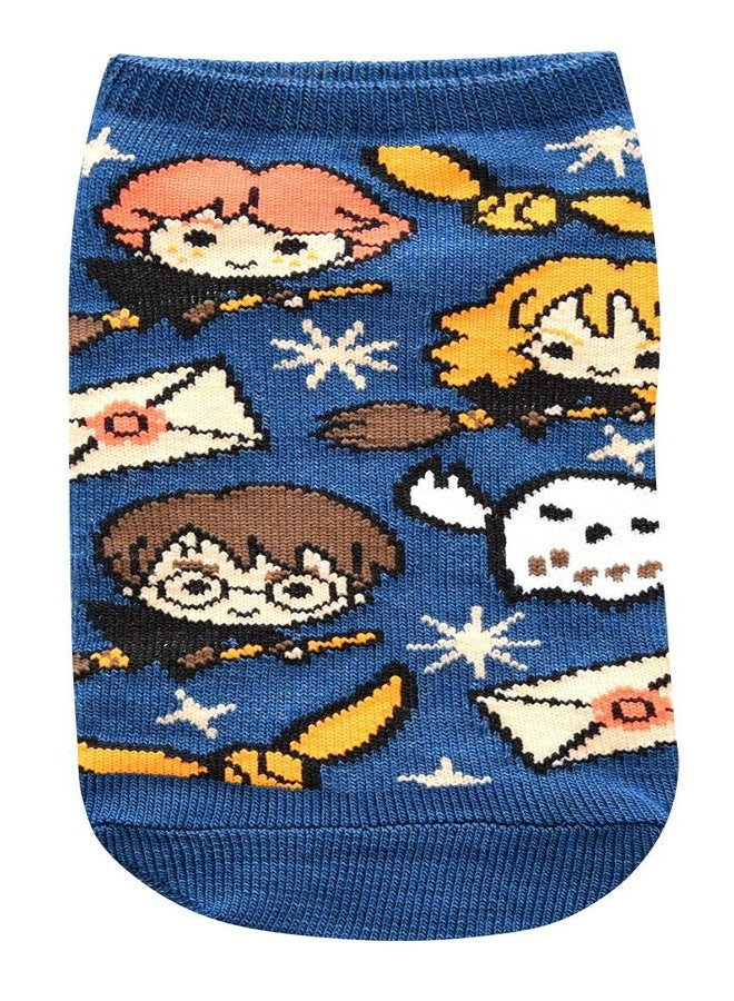 هاري بوتر مجموعة جوارب قصيرة من هاري بوتر (دوبي، لونا لوفجود، هيدويغ) للأطفال والنساء، 5 قطع، مقاسات من 4 إلى 10 - Image 4