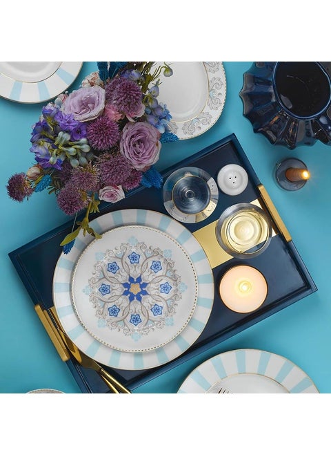 Kütahya Porcelain İnci Bone Calypso 53 Piece 11402 Pattern Dinner Set
