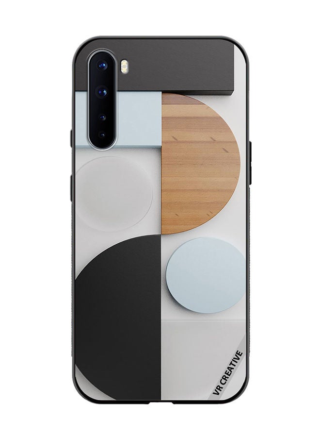 VR CREATIVE Protective Case Cover For OnePlus Nord Abstract Design Multicolour - Image 1