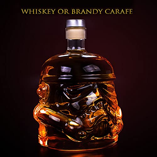 VI AI Whiskey Decanter Set, Whiskey Decanter with 2 150ml Glasses, Bosses Day Gifts for Men Husband Boyfriend Dad, Decanter Set for Brandy Liquor Bourbon Cocktails Vodka Scotch - Image 3