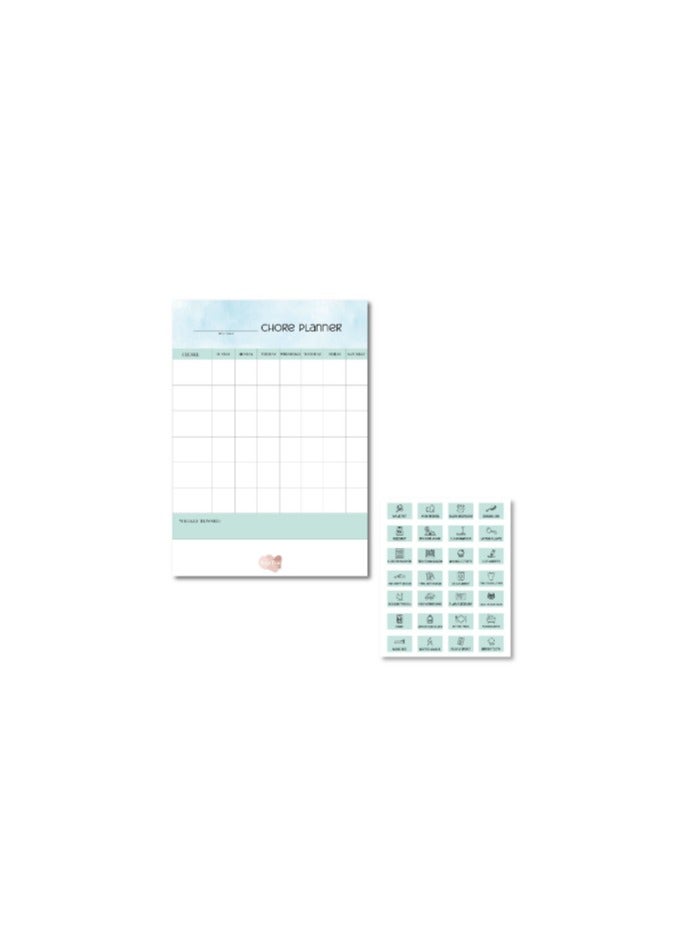 Heya Tria Magnetic Kids Chore Planner-blue - Image 1
