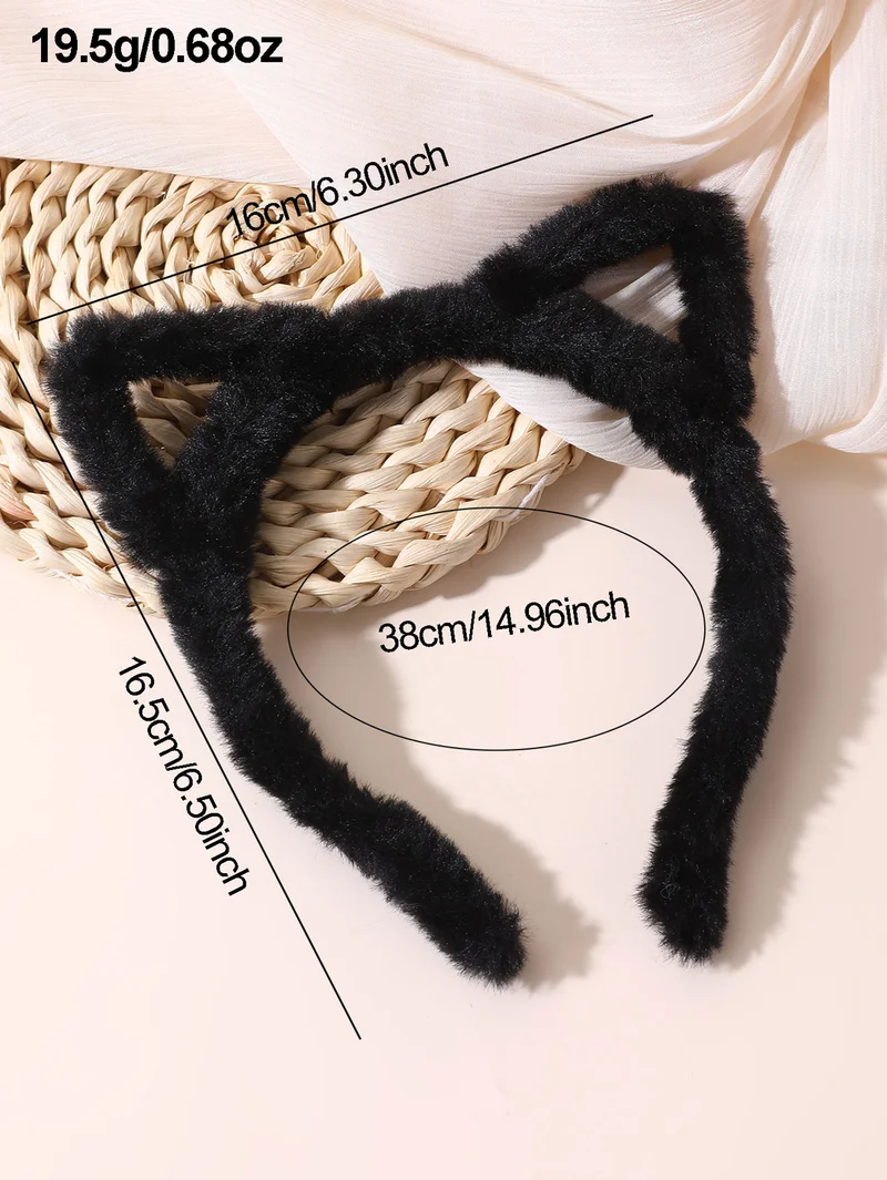 Styli  Set of 2 - Leopard Print Cat Ear Headband for Women | Best Price UAE