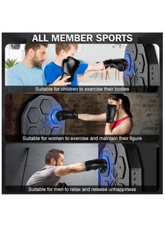 Furtey Digital Smart Boxing Target Machine,Bluetooth Beats Suitable for Exercise at home Boxing,Smart Bluetooth Music Boxing Parent-Child Games Wall-Mounted Exercise Equipment for Home Exercise  - Image 5
