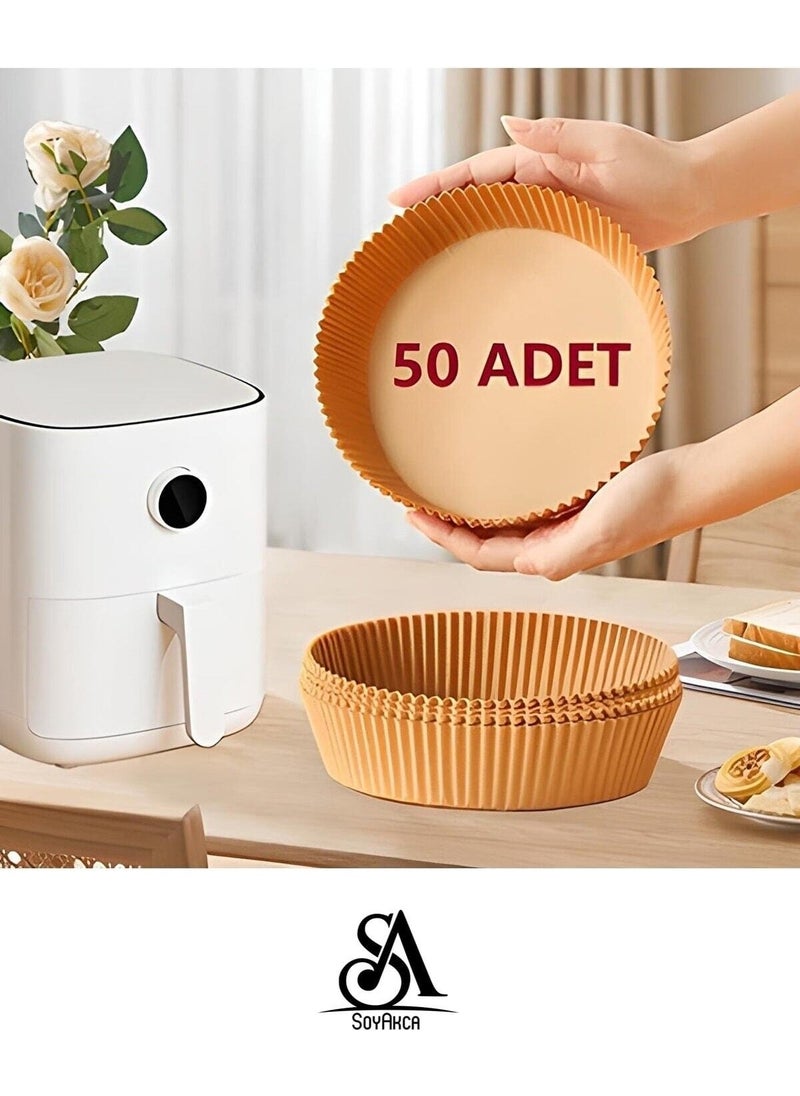 Nikadu - Philips Airfryer Xiaomi Compatible Air Fryer Air Fryer Philips Oil-Free Fryer Baking Paper 50pcs - Image 1