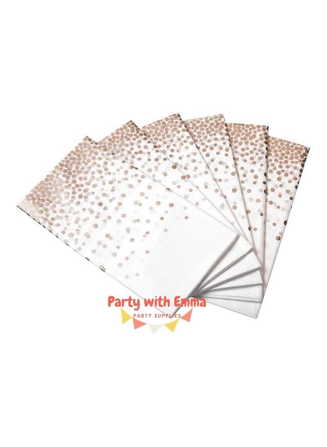 إسكدنيا طقم مفارش طاولة للحفلات للاستخدام مرة واحدة مكون من قطعتين - Image 2