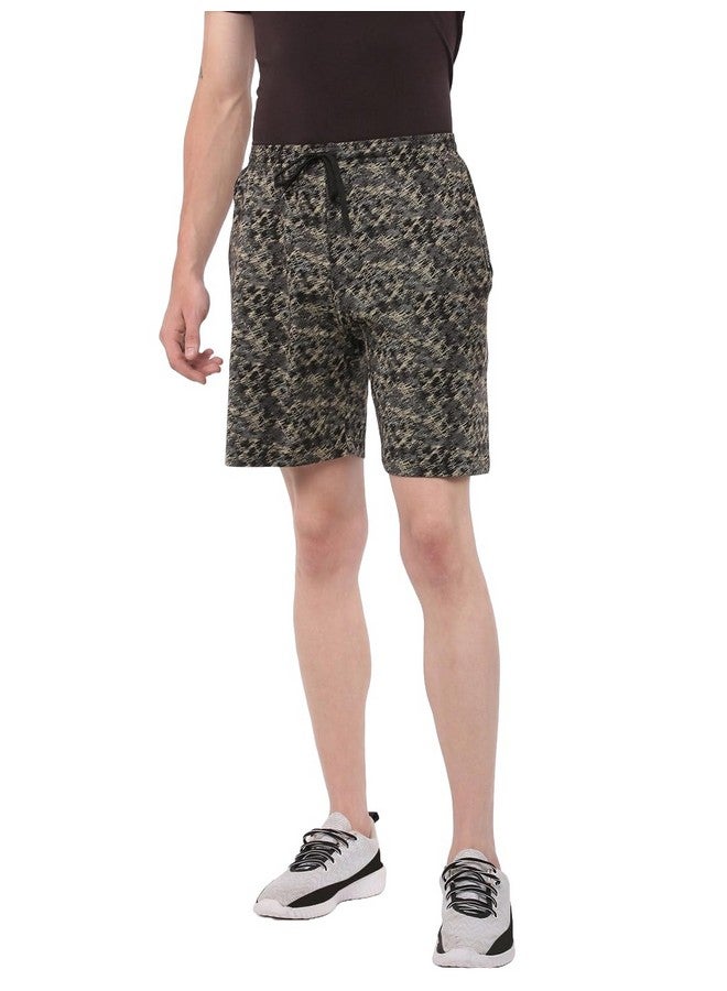 Dollar Men's Casual Cotton Bermuda Printed Shorts Assorted Colours (Pack of 1) - Image 1