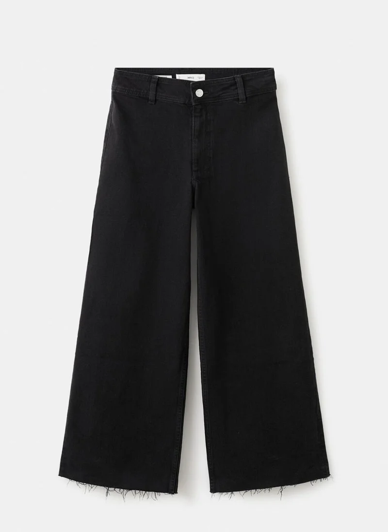 Mango  Catherin culotte high-rise jeans for Women | Best Price UAE