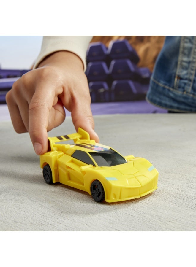 Transformers EarthSpark 1-Step Smash Changers Bumblebee Action Figure - Image 2