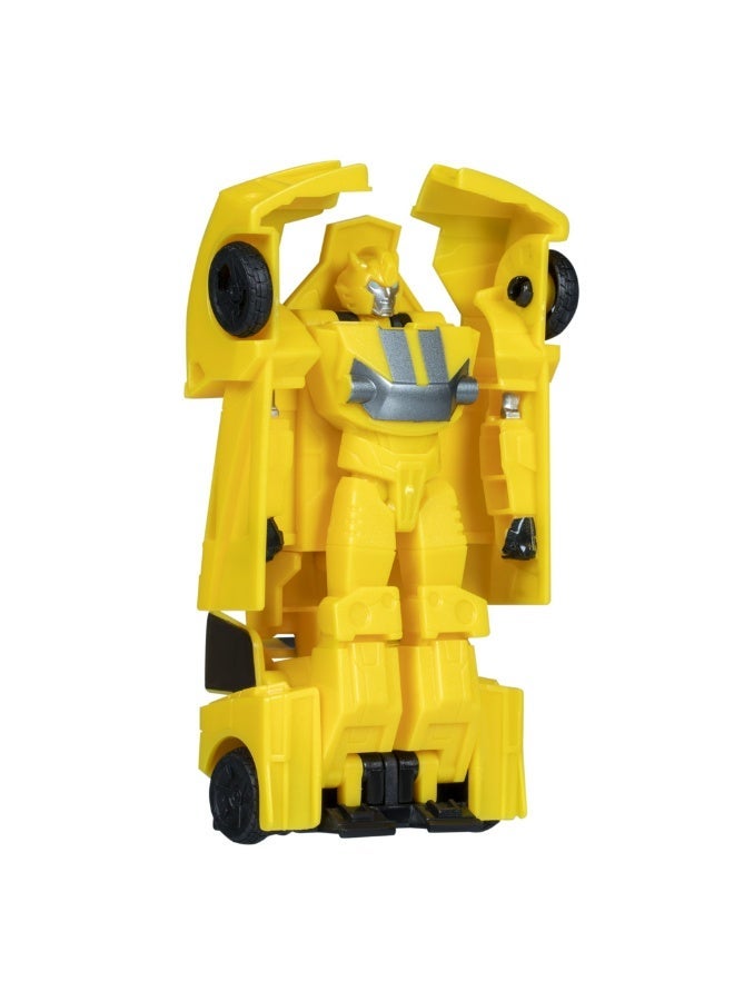 Transformers EarthSpark 1-Step Smash Changers Bumblebee Action Figure - Image 3
