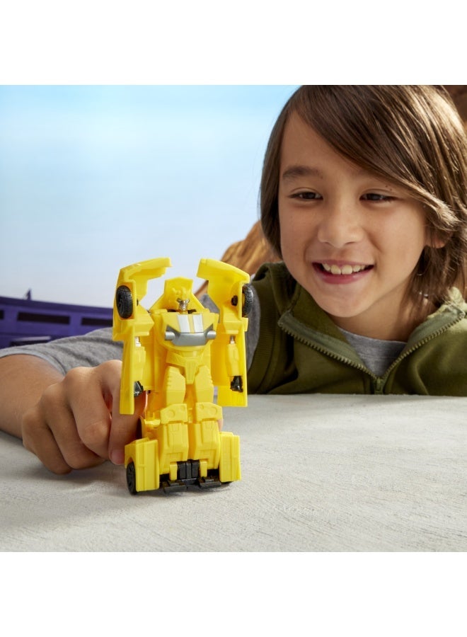 Transformers EarthSpark 1-Step Smash Changers Bumblebee Action Figure - Image 4