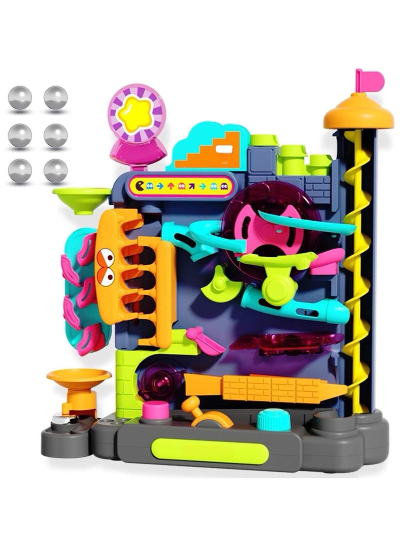 Marble Run Brain Teasers Board Games for Kids, Vertical Marble Obstacle Challenge Games, Fun Obstacle Maze Puzzles Toys, Birthday Gift Ages 3+ for Boys Girls. - Image 1