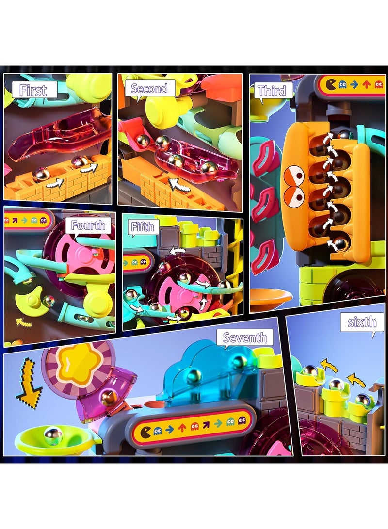 Marble Run Brain Teasers Board Games for Kids, Vertical Marble Obstacle Challenge Games, Fun Obstacle Maze Puzzles Toys, Birthday Gift Ages 3+ for Boys Girls. - Image 2