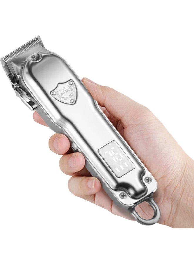 AUX Hair Clipper, Electric Hair Trimmer, Professional Haircutting Set, Adult Electric Scissors, Hair Trimmer, Professional Carving, Bald Head Trimmer, S7 High-End Configuration - Image 2