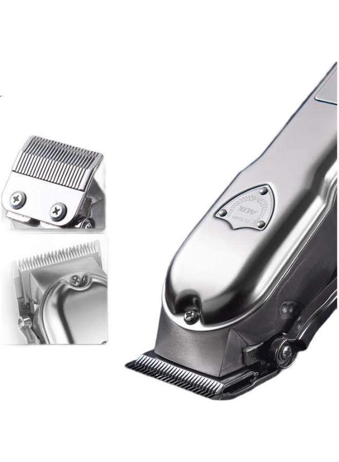 AUX Hair Clipper, Electric Hair Trimmer, Professional Haircutting Set, Adult Electric Scissors, Hair Trimmer, Professional Carving, Bald Head Trimmer, S7 High-End Configuration - Image 3