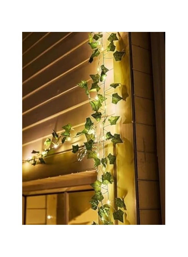 Generic Nvideofun artificial ivy vine rattan waterproof battery powered rope light 