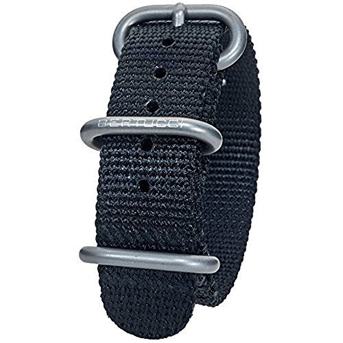 Bertucci DX3 B-117 16mm Black Nylon Watch Band - Image 5