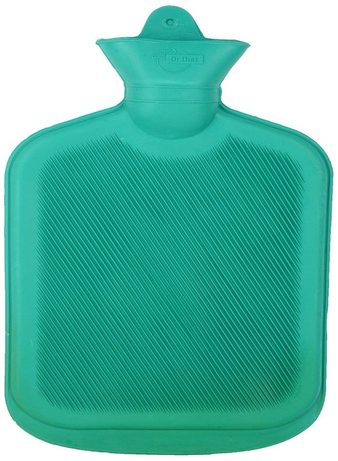 Dr Diaz Rubber Hot Water Bag (Green, 2 L)