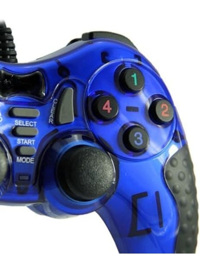 USB Wired Double Gamepad Turbo Controller with Vibration Function for PC or Laptop – 1.5 Meter Cable  - Image 2
