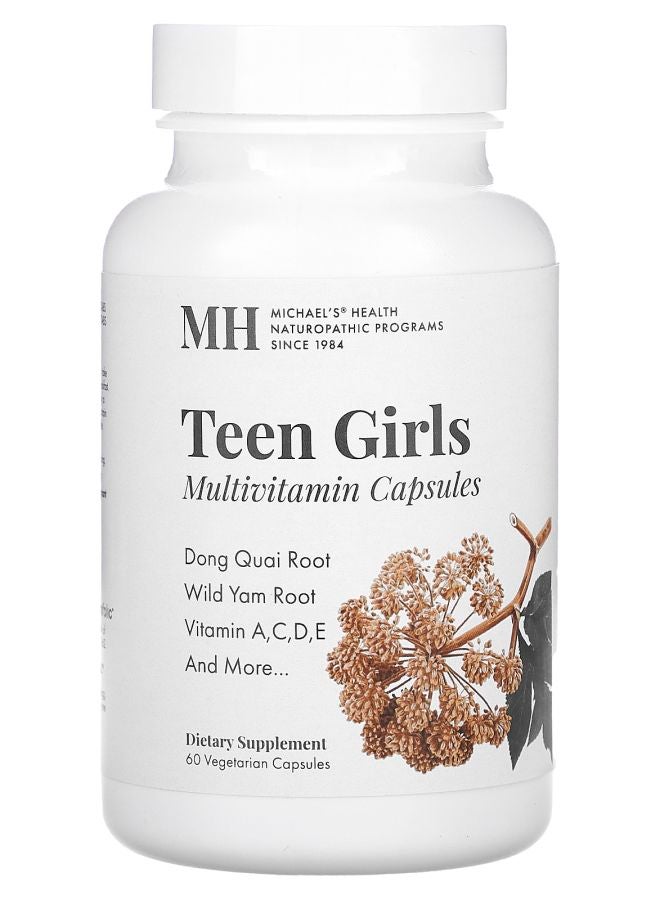 Michael's Naturopathic Teen Girls Multivitamin 60  Vegetarian Capsules