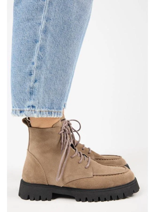 Manijero  (Valentina) Women's Real Leather Laced Violet Boot for Women | Best Price UAE