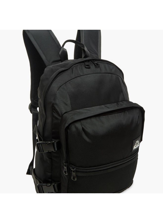 Kappa Boys Logo Print School Backpack with Zip Closure - 11x30x46 cm - Image 5