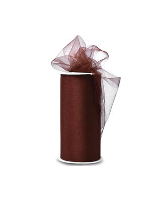Expo Shiny Tulle 6in x 24yd Spool Chocolate - pzsku/Z16C17C8474CE590E6904Z/45/1746625476/5366c9e9-f6ce-4ce7-8e26-bd4cbfc3cc03