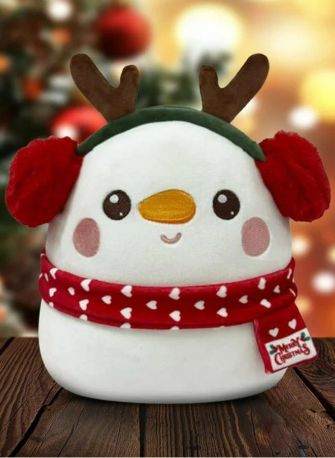 Cuddles Collectible Snowman Squishy Plush (Gift plush toys for Boys and Girls) 25cm - Image 1