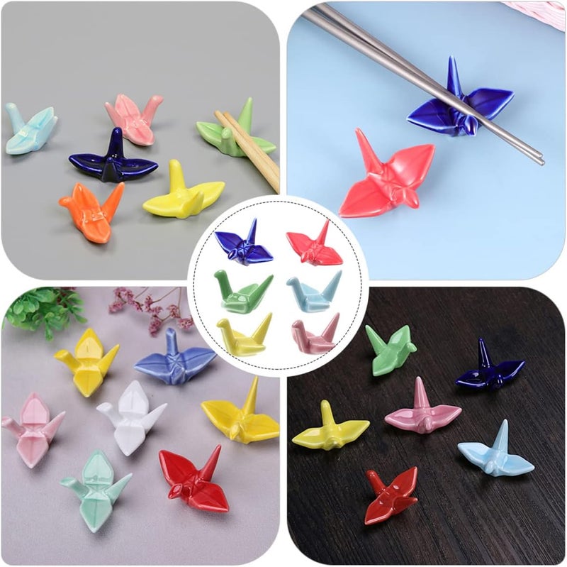 Veemoon Pcs Chopstick Rest Pen Support Chopsticks Holder Fork Rack Ceramic Chopsticks Rack Spoon Stand Ceramic Pen Holder Stand Support Desktop Ornament Rest - Image 3