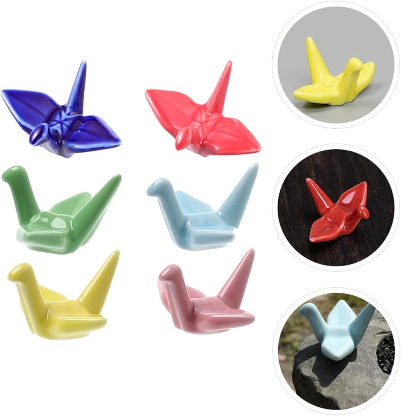 Veemoon Pcs Chopstick Rest Pen Support Chopsticks Holder Fork Rack Ceramic Chopsticks Rack Spoon Stand Ceramic Pen Holder Stand Support Desktop Ornament Rest - Image 4