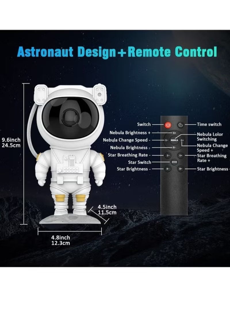 ORiTi Kids Star Projector Night Light Ksera Astronaut LED Projection Lamp for Bedroom, Starry Night Light Projector with Timer Remote Control and 360 Adjustable Head Angle  - Image 4