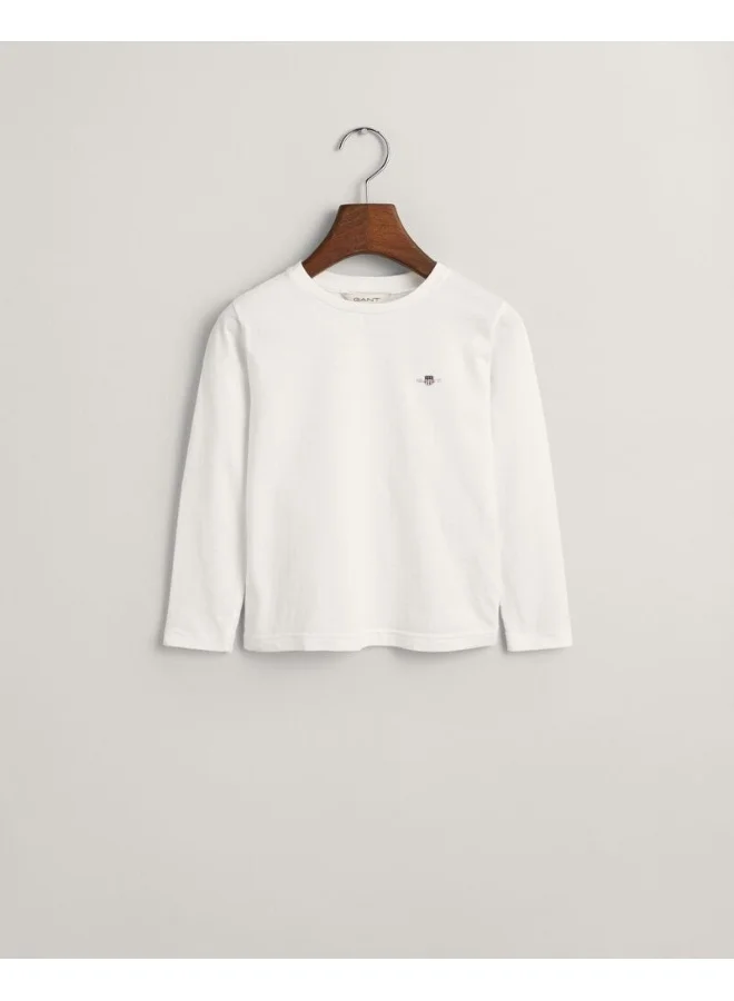 غانت Gant Kids Shield Long Sleeve T-Shirt