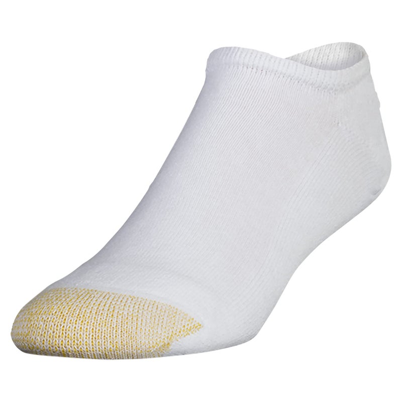 GOLDTOE Men's 656F Cotton No Show Athletic Socks, Multipairs, White (6-Pairs), X-Large - Image 3