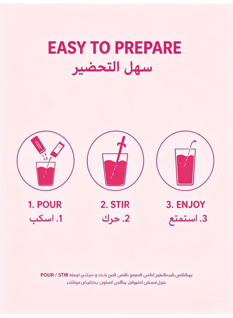 جلو مسحوق عصير شيبو آبو - 3 عبوات (15 غرام × 10 أكياس لكل عبوة) | مزيج مشروب عشبي منعش - Image 3