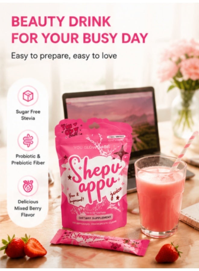You Glow Babe 3 Packs You Glow Babe Shepu Appu Juice 15g x 10 Sachets - Image 3