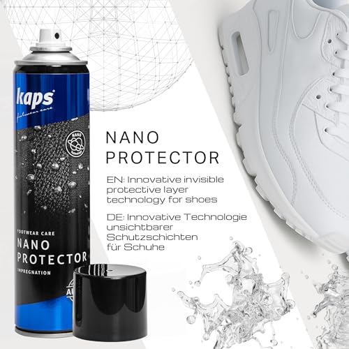 Kaps Nano Protector – 2x13.52 fl oz – Shoe & Boot Waterproofer for Leather, Suede, Nubuck, Textile & Canvas – Repellent - Image 2
