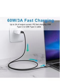 neolink NEOLINK 60W USB Type C Cable Nylon Braided USB C to USB C 2.0 Cable (C to C) Compatible For iPhone 16 15 Pro Max iPad Pro Air mini 6 MacBook Pro Air Galaxy S24 S23 Ultra Z Fold Xiaomi Honor OPPO OnePlus 1M  - Image 2