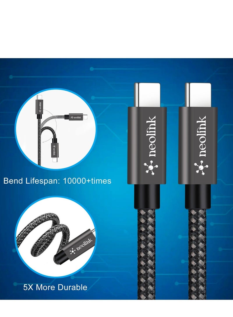NEOLINK 60W USB Type C Cable Nylon Braided USB C to USB C Cable (C to C) Compatible iPad Pro Air mini 6 MacBook Pro Air Galaxy S24 S23 Ultra Z Fold Xiaomi Honor OPPO OnePlus 1M - Image 3