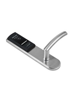 Smart Lock LH3000, with Pin code, RIFD card and mechnical key for keyless home entry. Auto locking and emergency power supply. Adjustable handle suitable for right or left handed doors