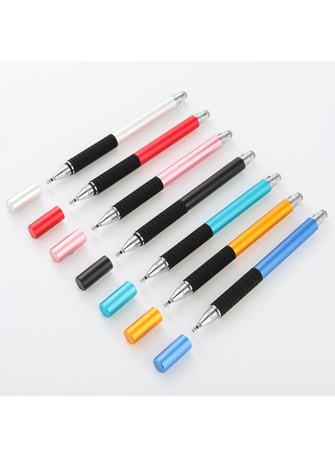 Capacitive Pen Handwriting Touch Pen Disc Pen Available Mobile Phone Tablet Painting Brush Replaceable Cloth Head Touch Pen-Color:Pink Purple - Image 5