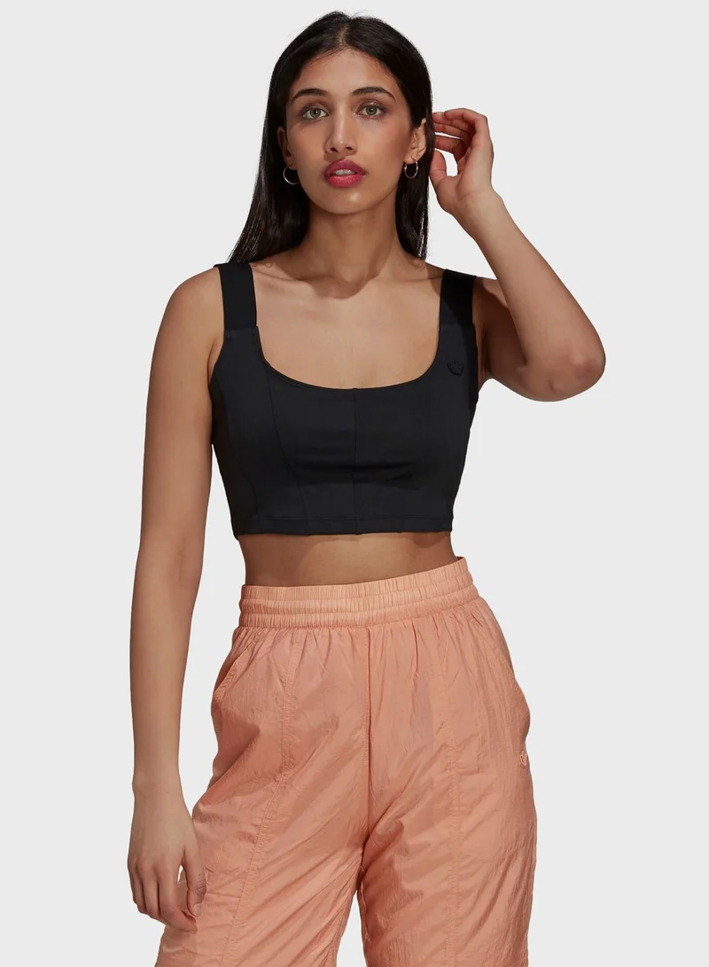 adidas Originals Corset Cropped Top