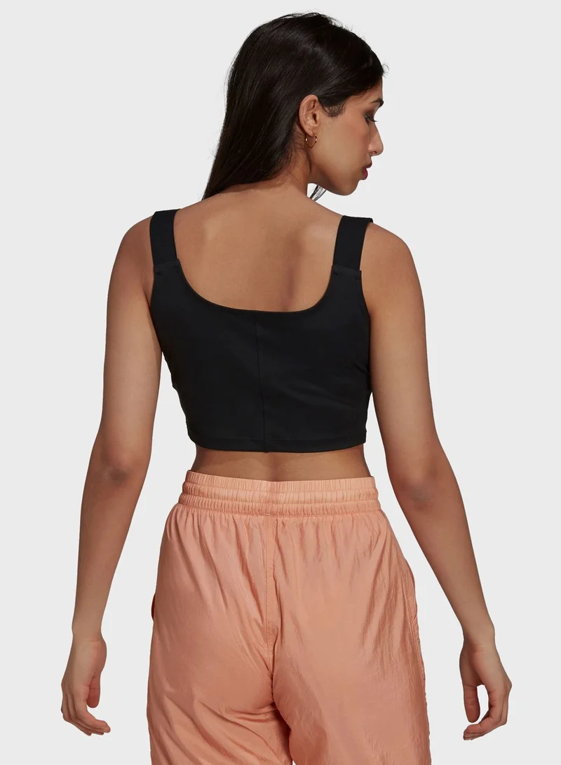adidas Originals Corset Cropped Top